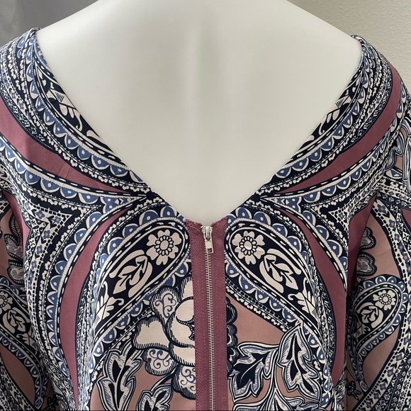 Pink Owl Women’s Print Dress Size L - Picture 6 of 12